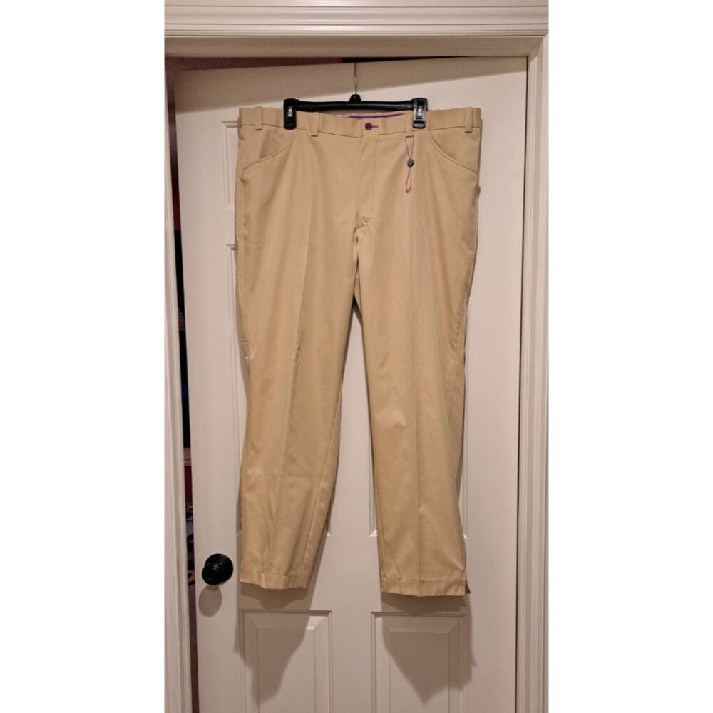 Aristo Eighteen 40x30 Reno 3 Khaki Men's Pleated Dress Pants New Without Tags